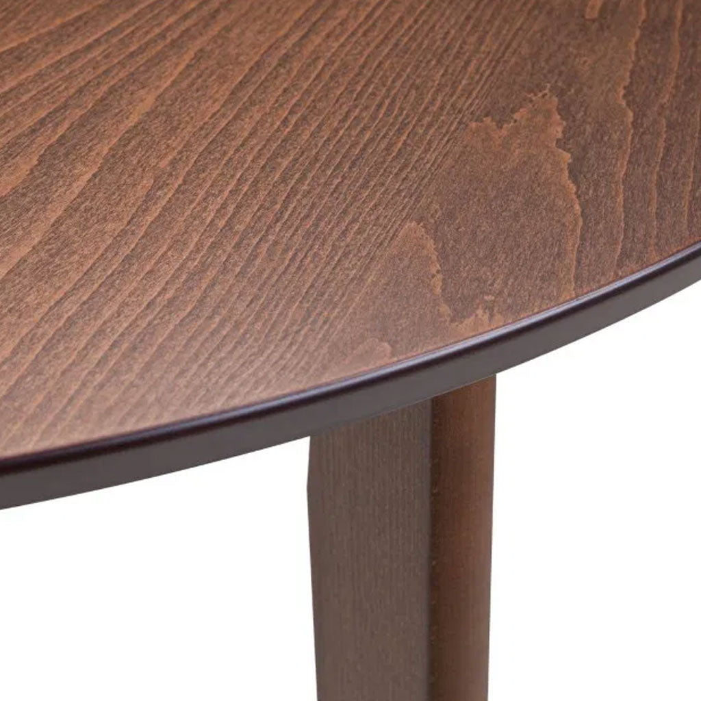 Wooden Dining Table for 4 People Round - Farringdon