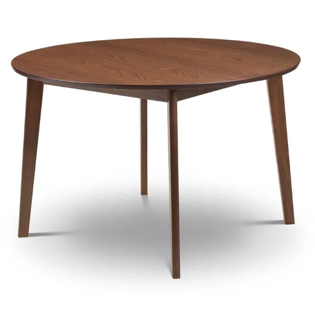 Wooden Dining Table for 4 People Round - Farringdon