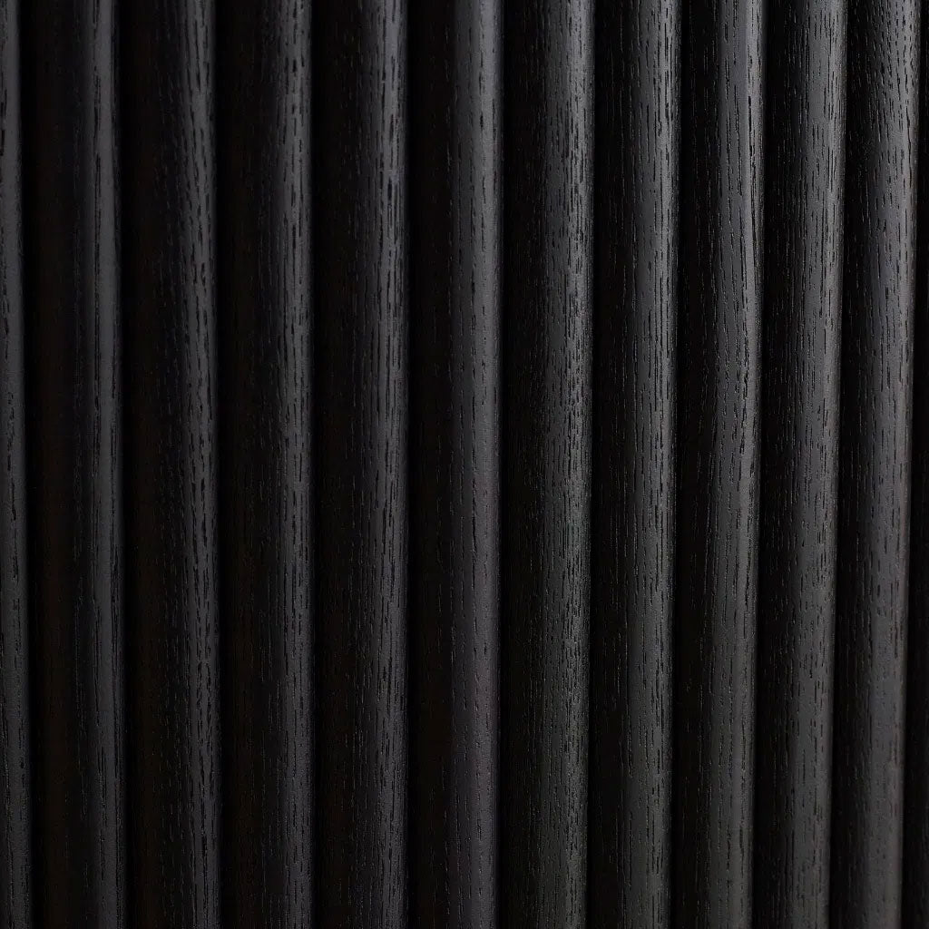 Wooden Dining Table for 4 People Round - Louis