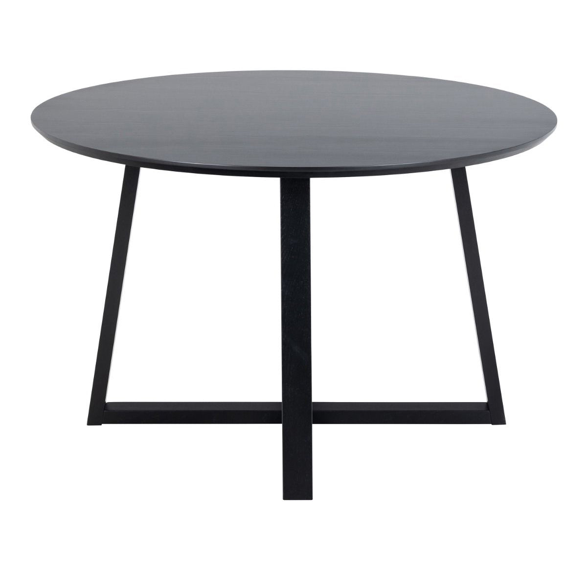 Wooden Dining Table for 4 People Round - Malika