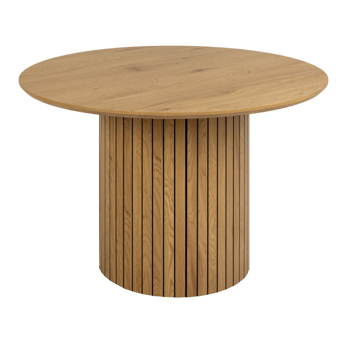 Wooden Dining Table for 4 People Round - Yale