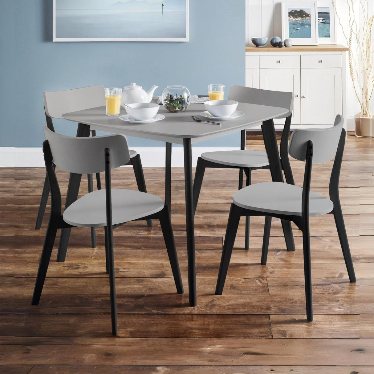 Wooden Dining Table for 4 People Square - Casa