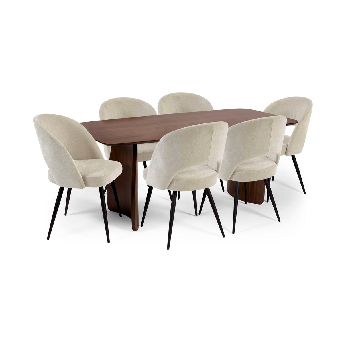 Wooden Dining Table for 4 to 6 People - Artemis