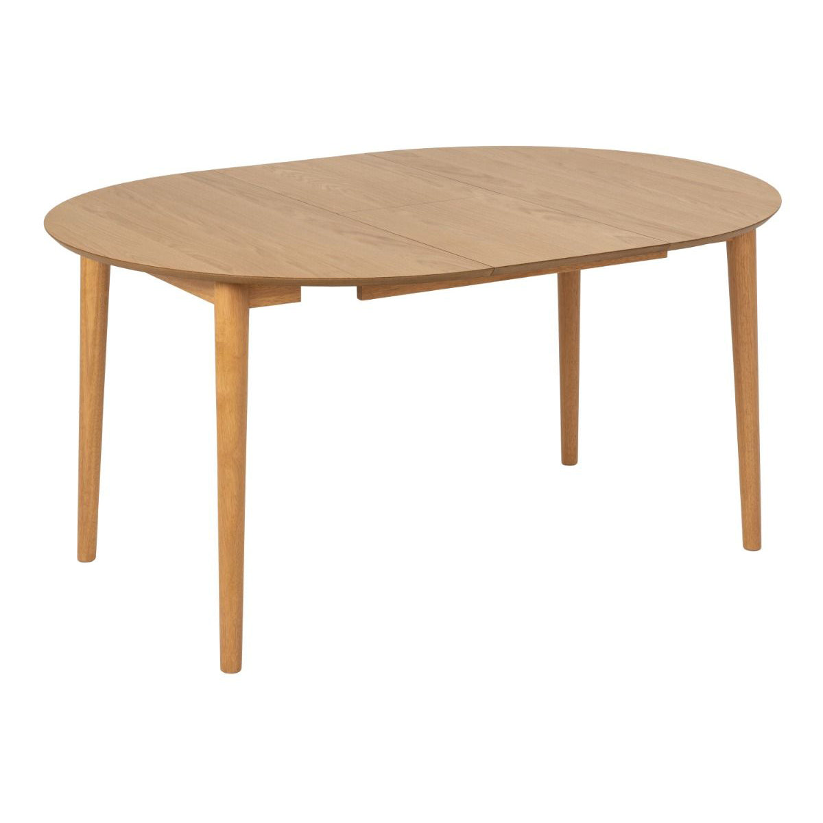 Wooden Dining Table for 4 to 6 People People Round Extending - Montreux