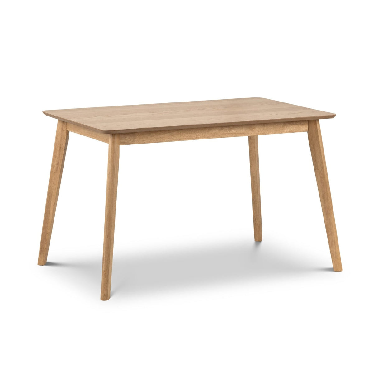 Wooden Dining Table for 4 to 6 People Rectangular - Boden