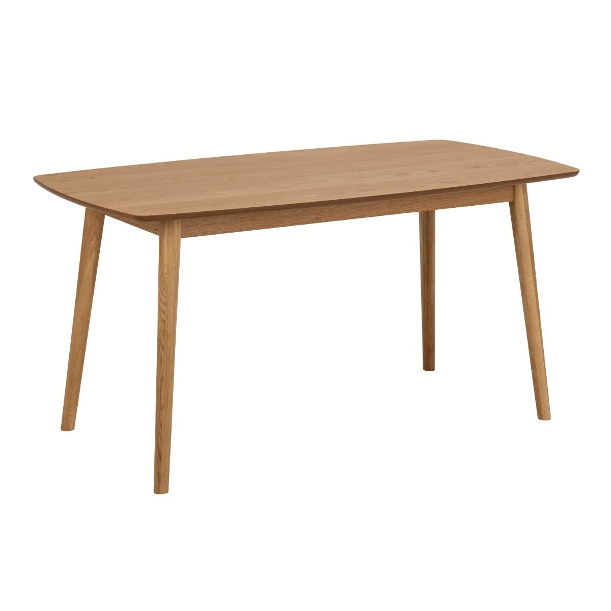 Wooden Dining Table for 4 to 6 People Rectangular - Nagano