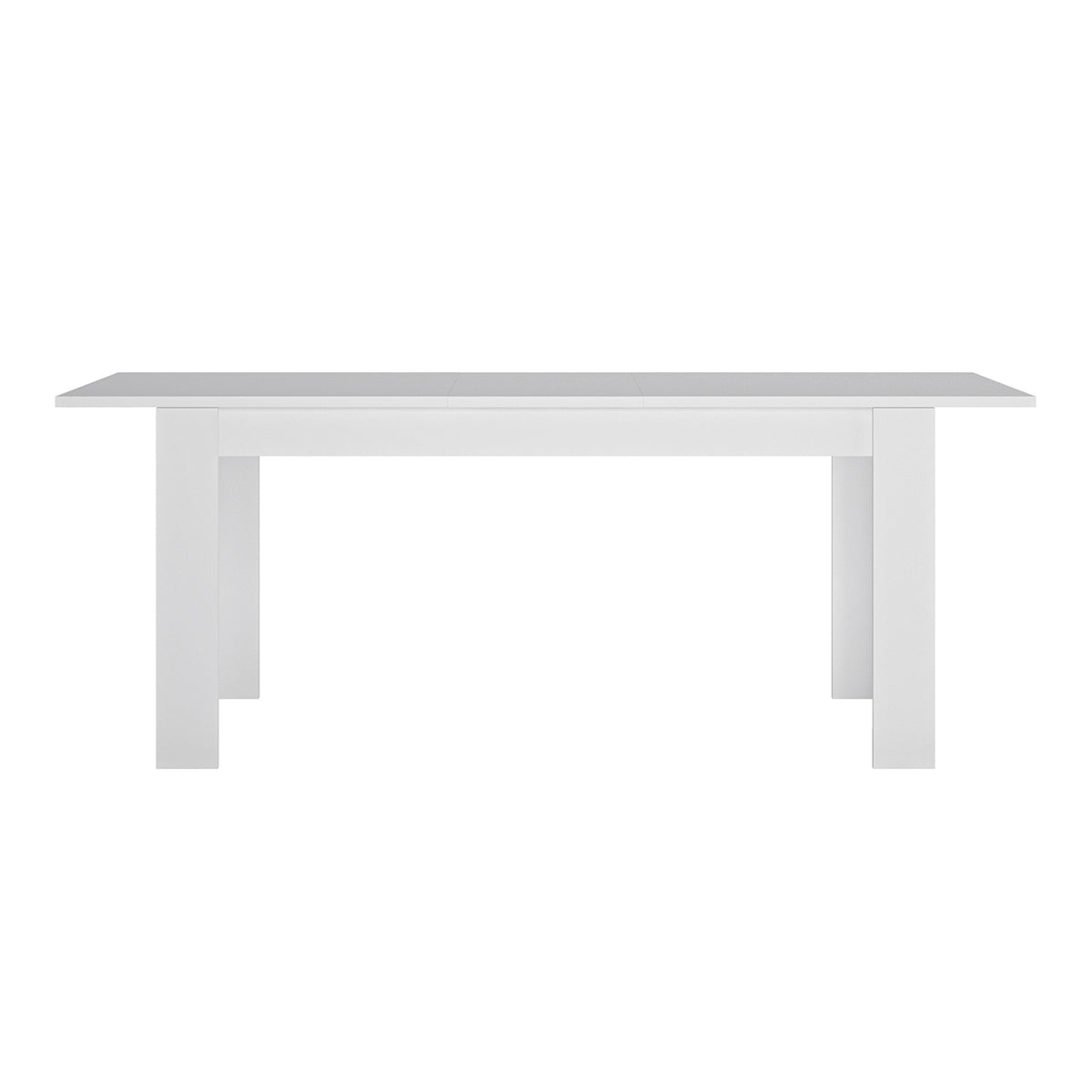 Wooden Dining Table for 6 to 8 People Large Extending Rectangular - Lyon