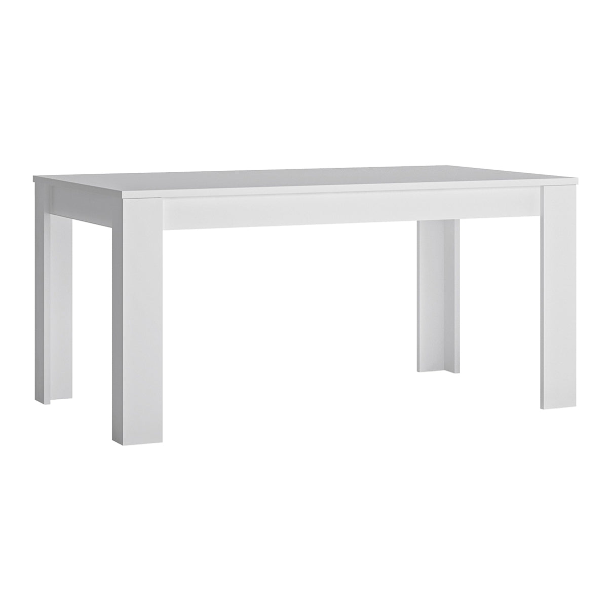 Wooden Dining Table for 6 to 8 People Large Extending Rectangular - Lyon