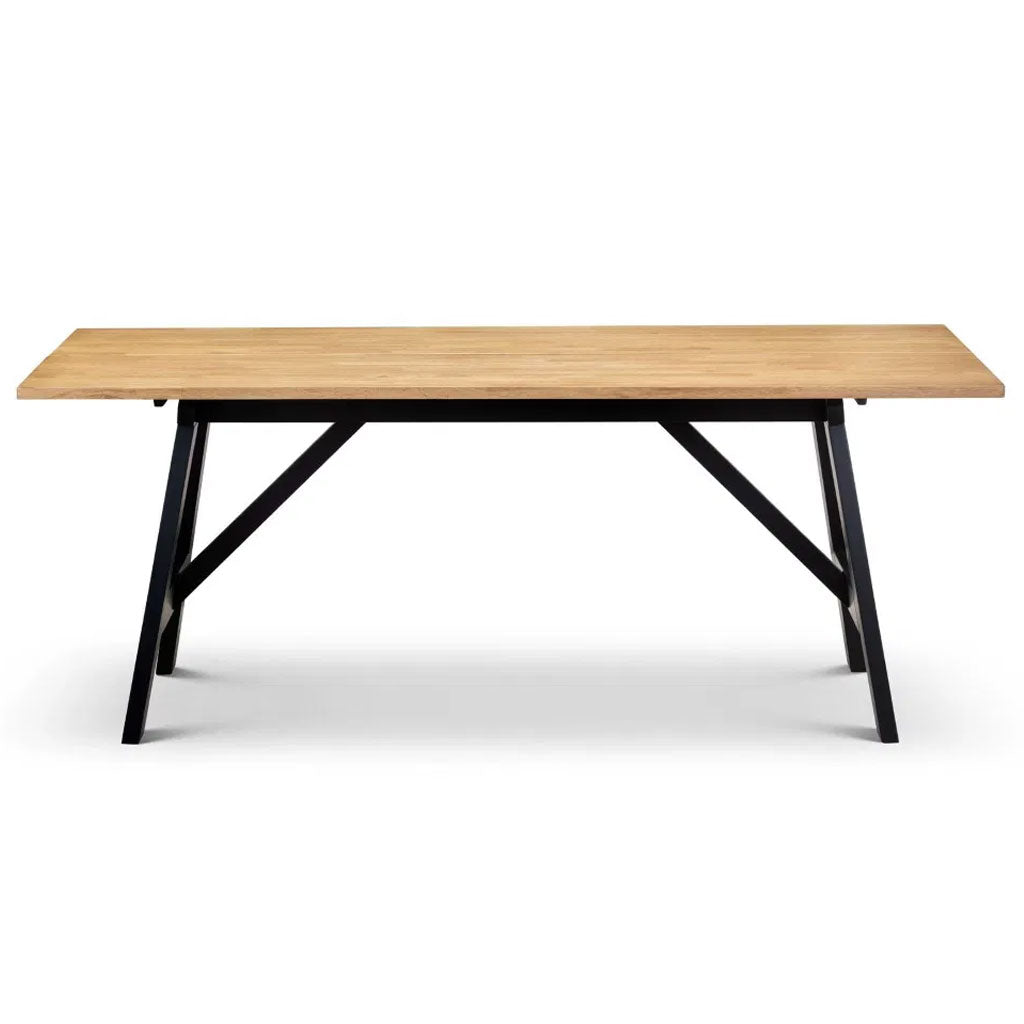 Wooden Dining Table for 6 People - Hockley