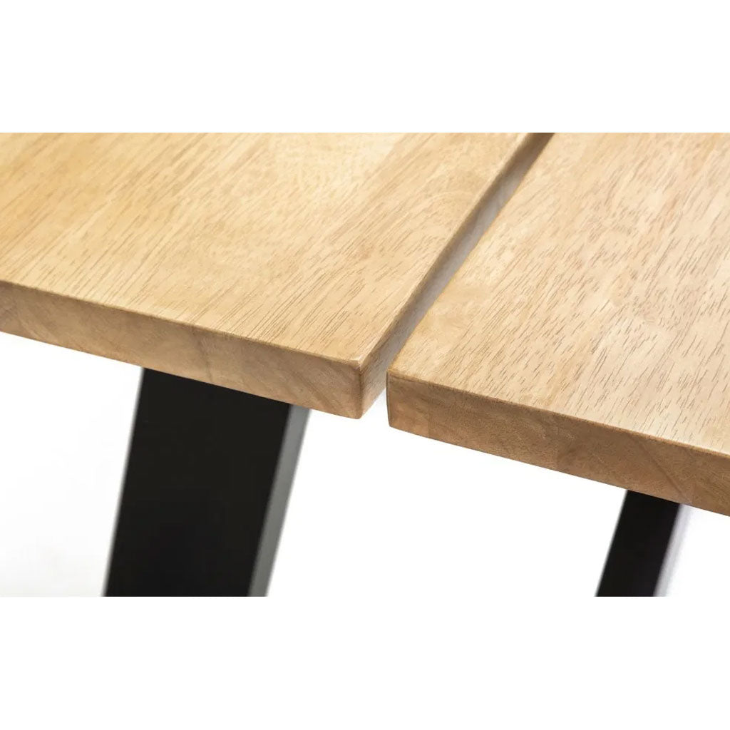 Wooden Dining Table for 6 People - Hockley