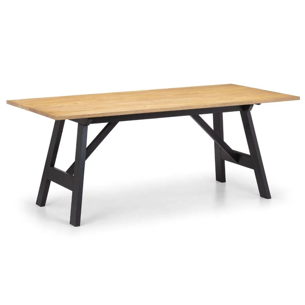 Wooden Dining Table for 6 People - Hockley