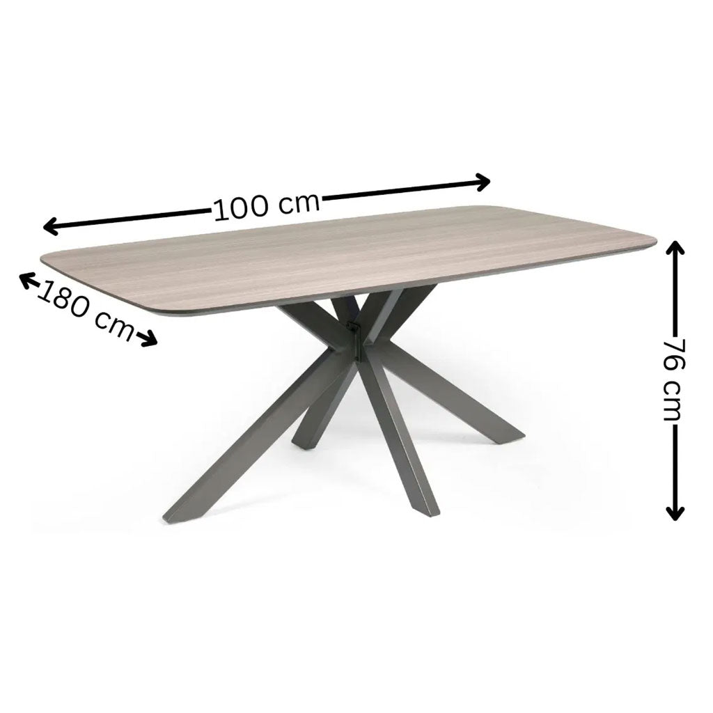 Wooden Dining Table for 6 People - Noah