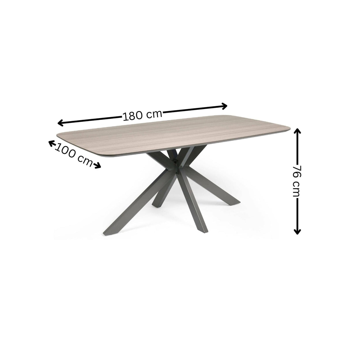 Wooden Dining Table for 6 People - Noah