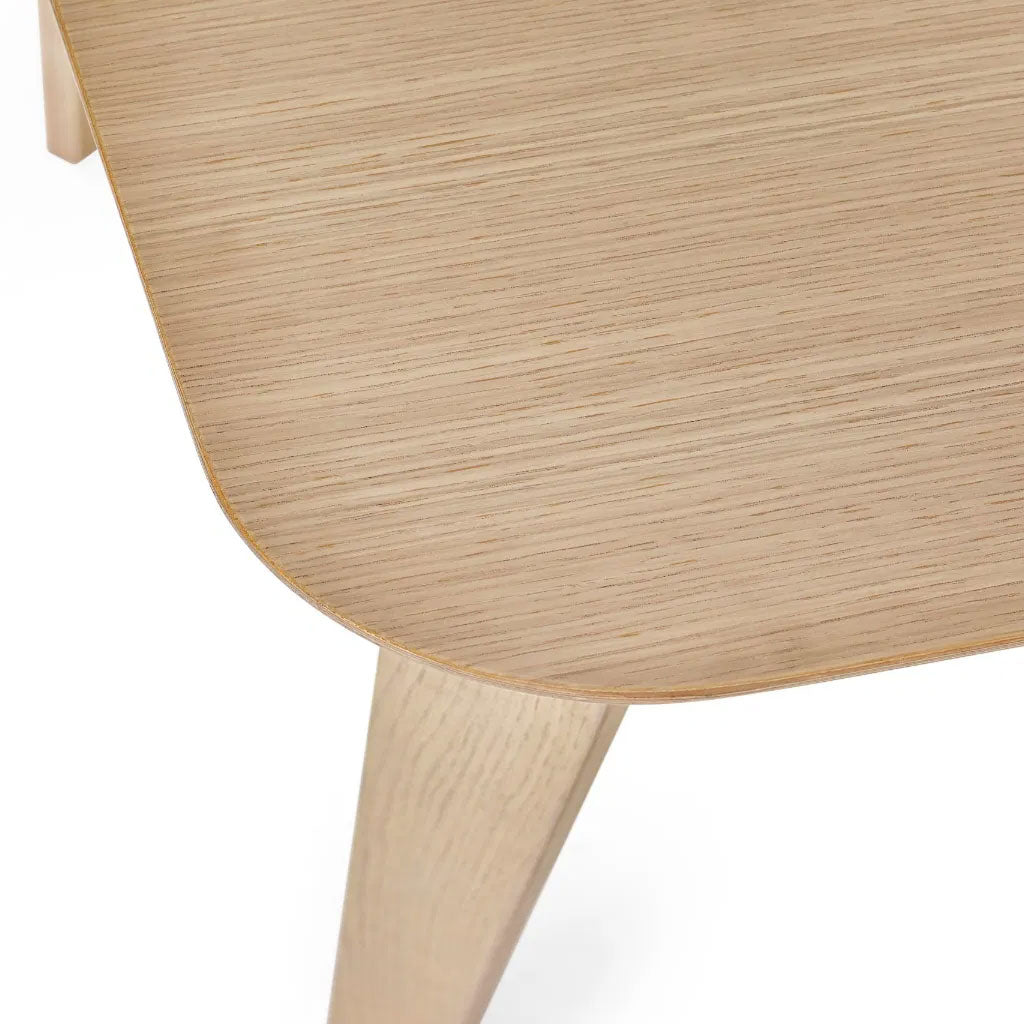 Wooden Dining Table for 6 People Rectangular - Kaito