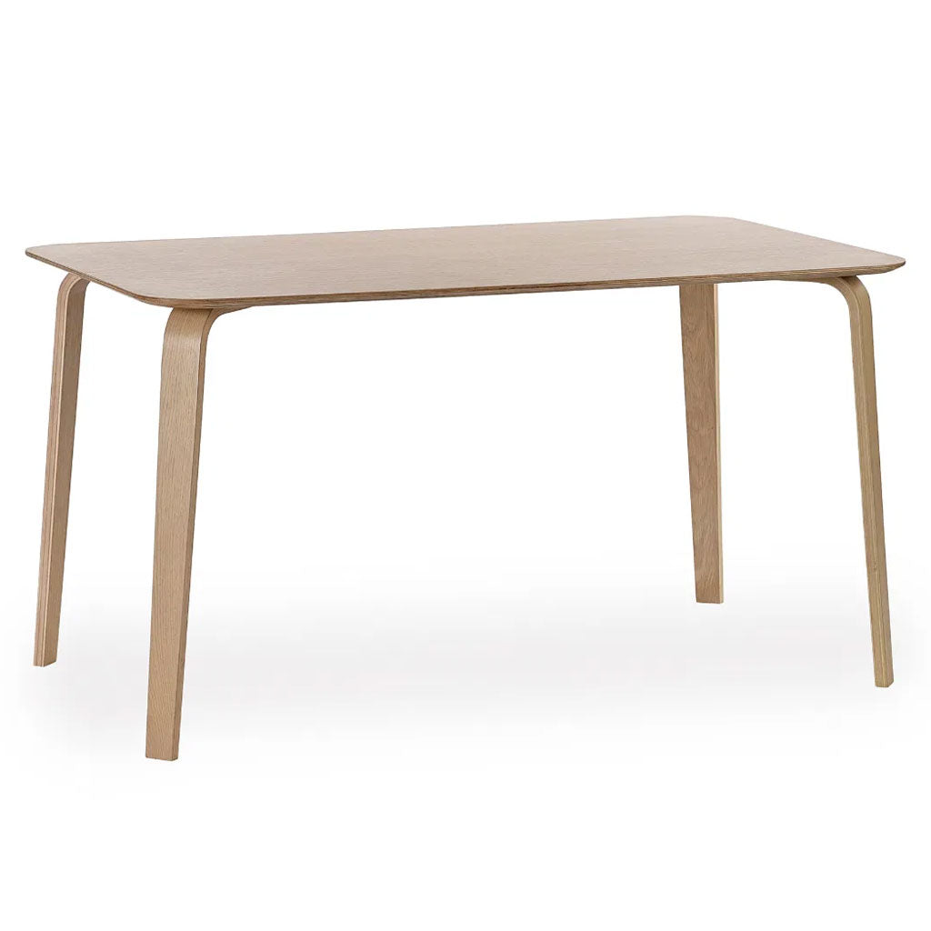 Wooden Dining Table for 6 People Rectangular - Kaito