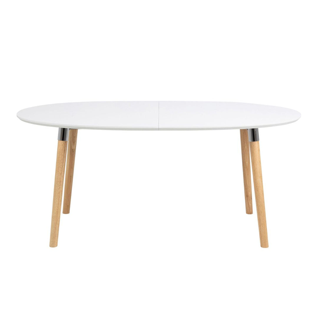 Wooden Dining Table for 8 People Oval - Belina