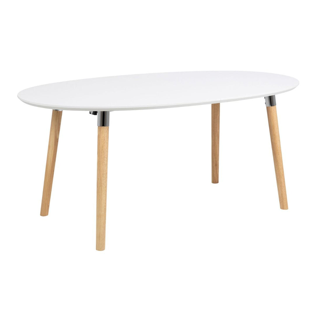 Wooden Dining Table for 8 People Oval - Belina
