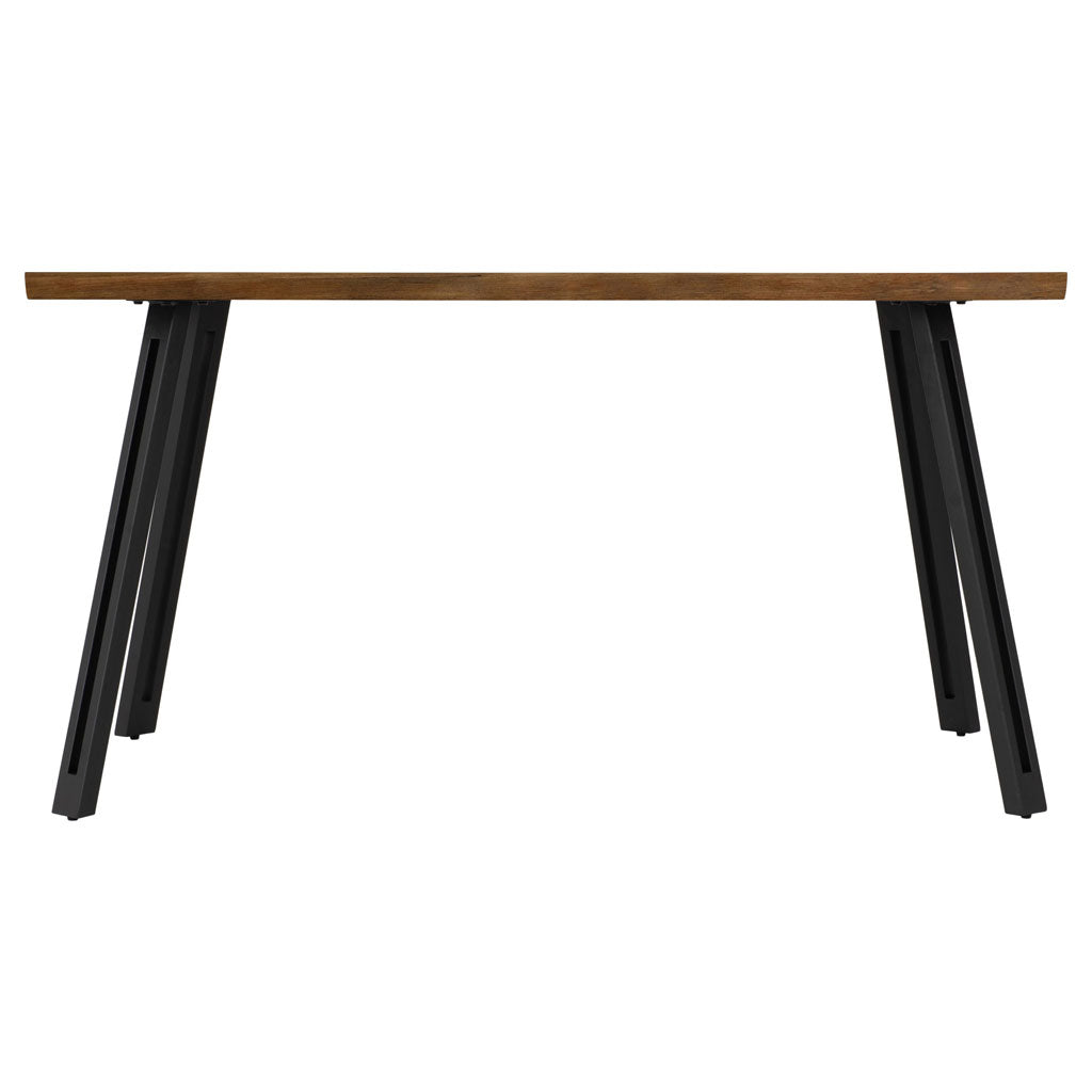 Wooden Dining Table Wave Edge for 4 People - Quebec