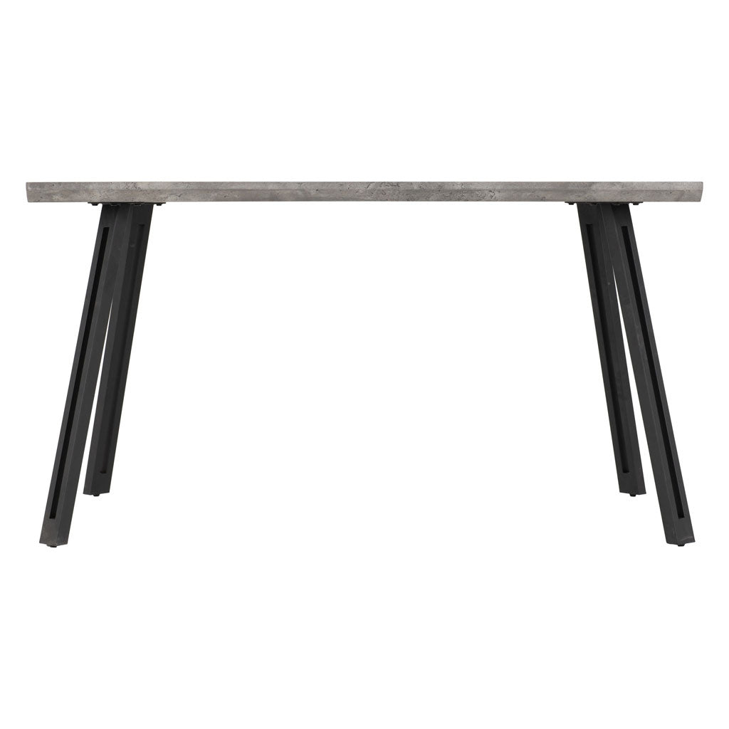 Wooden Dining Table Wave Edge for 4 People - Quebec