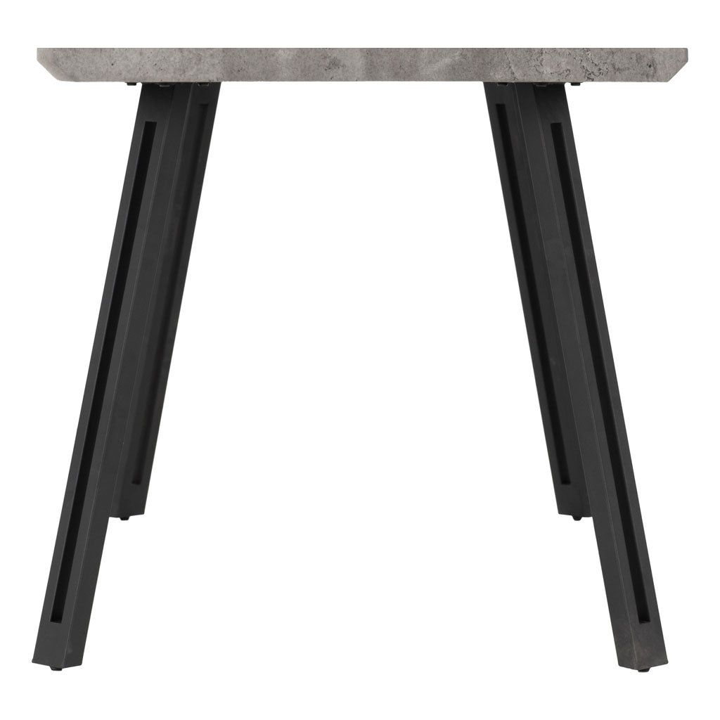 Wooden Dining Table Wave Edge for 4 People - Quebec