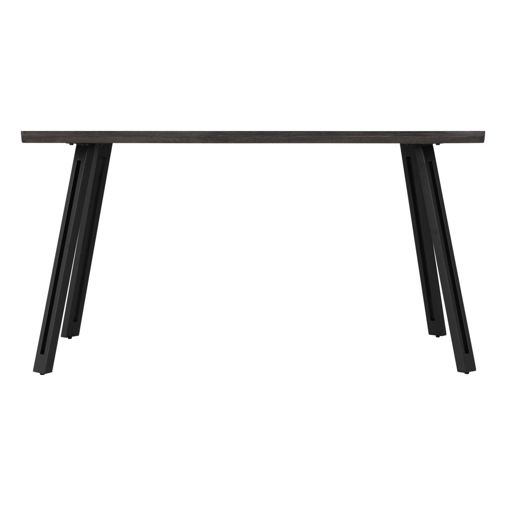Wooden Dining Table Wave Edge for 4 People - Quebec