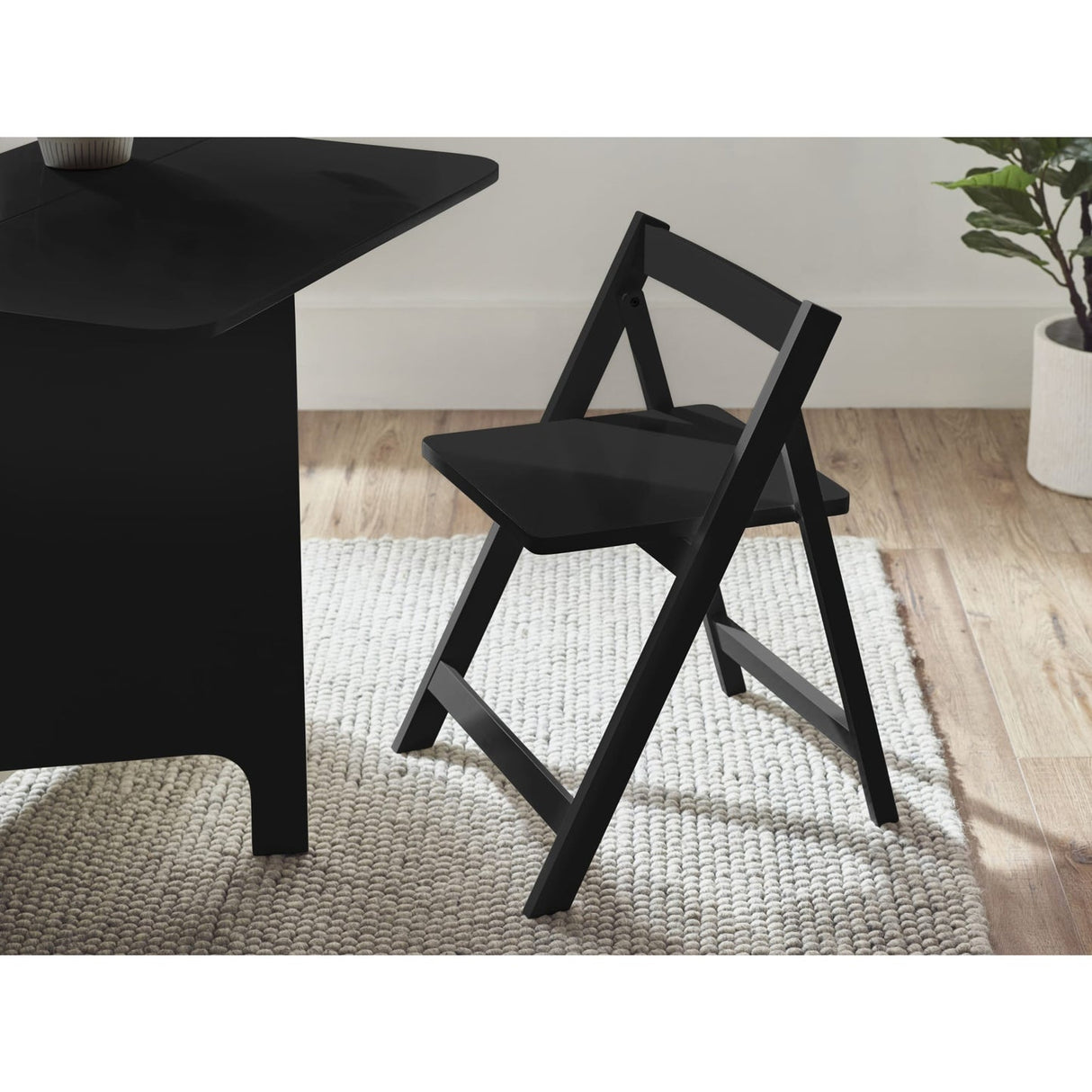 Wooden Dining Table With 2 Chairs - Gatan