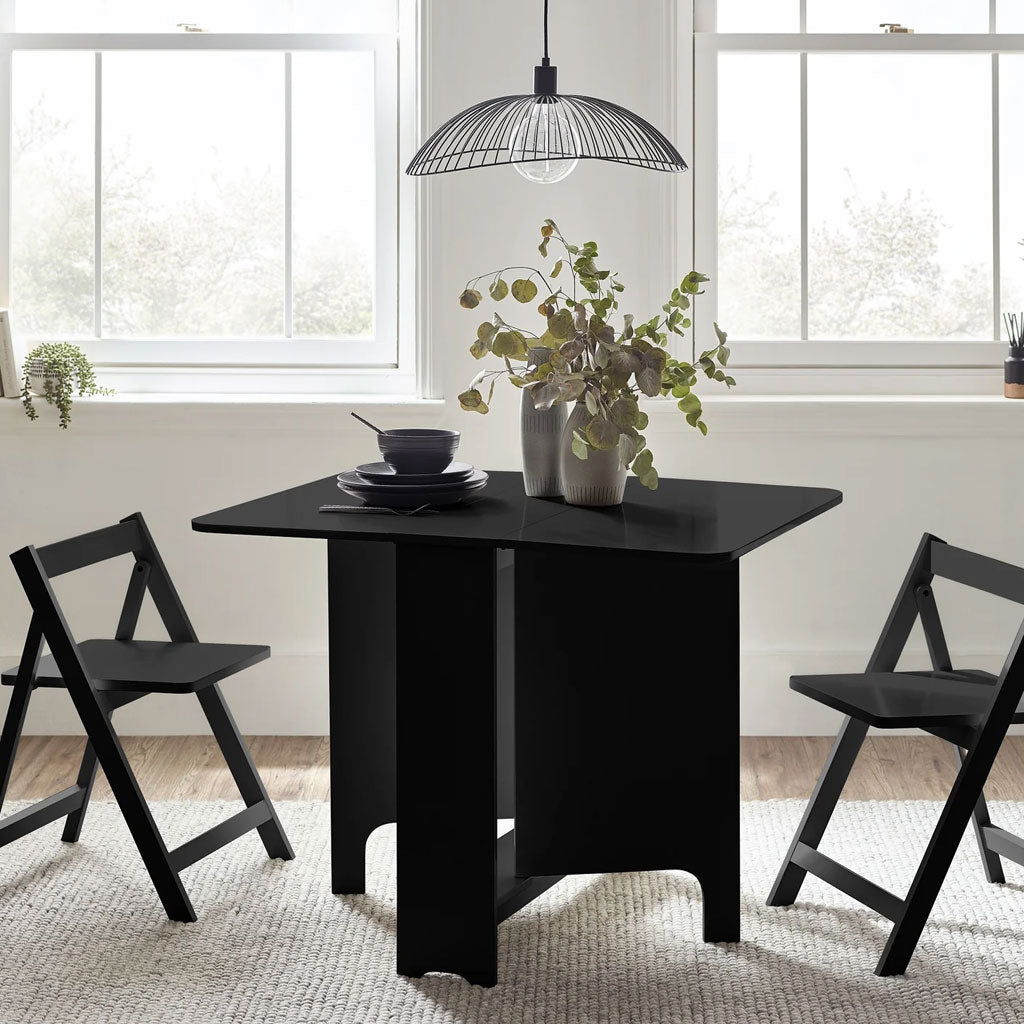 Wooden Dining Table With 2 Chairs - Gatan