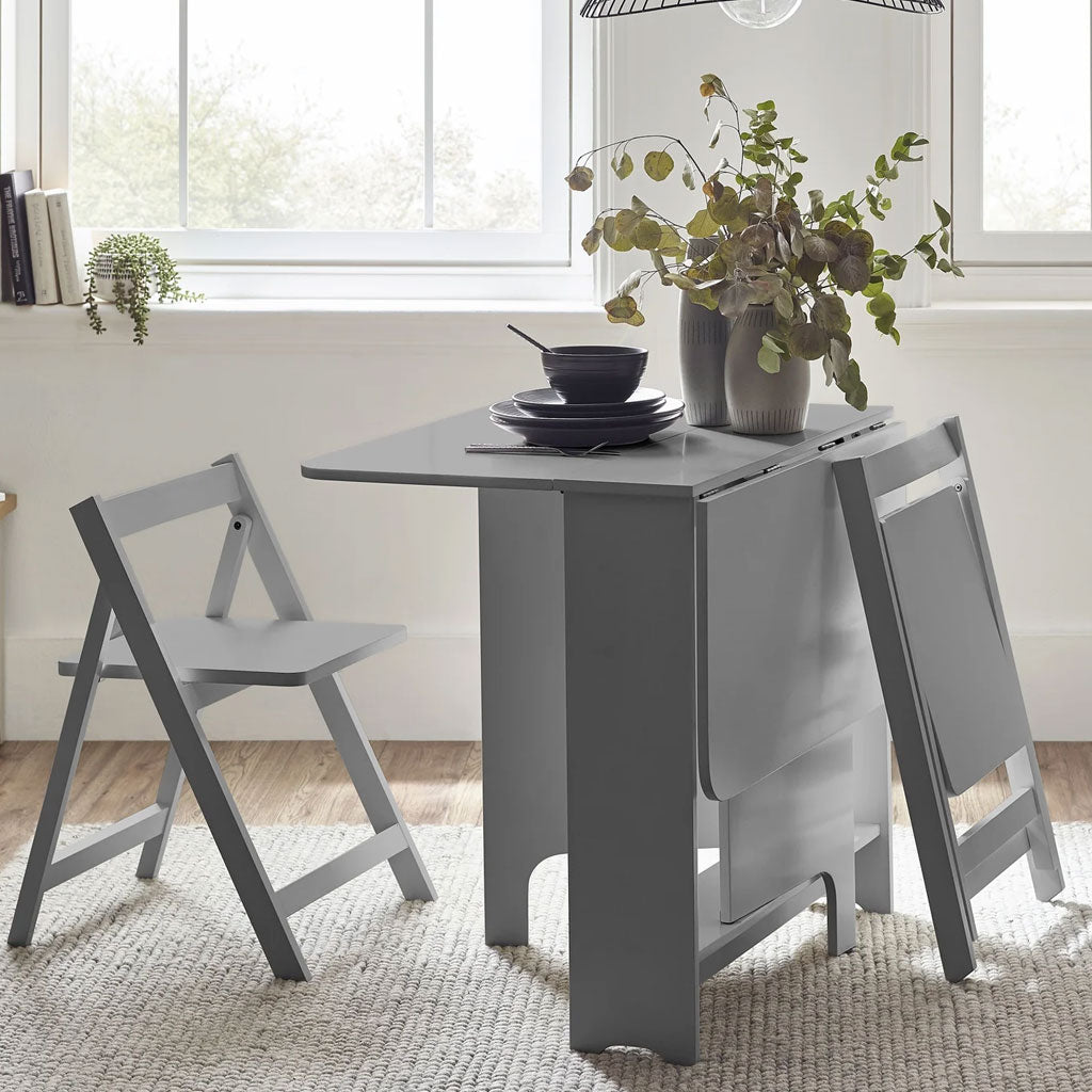 Wooden Dining Table With 2 Chairs - Gatan