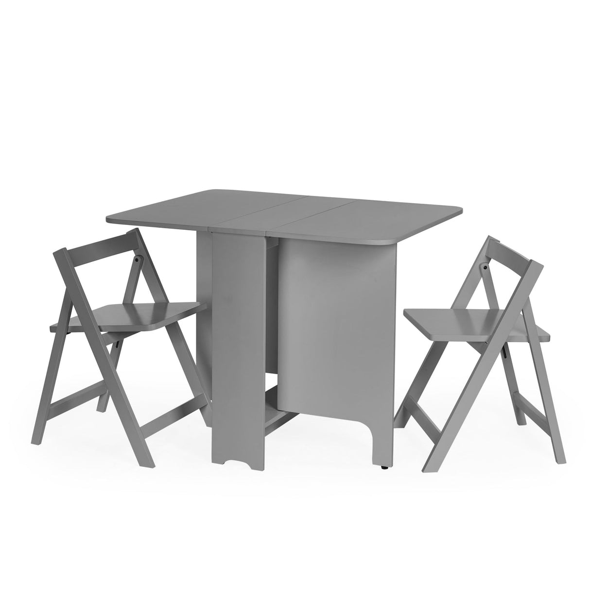 Wooden Dining Table With 2 Chairs - Gatan