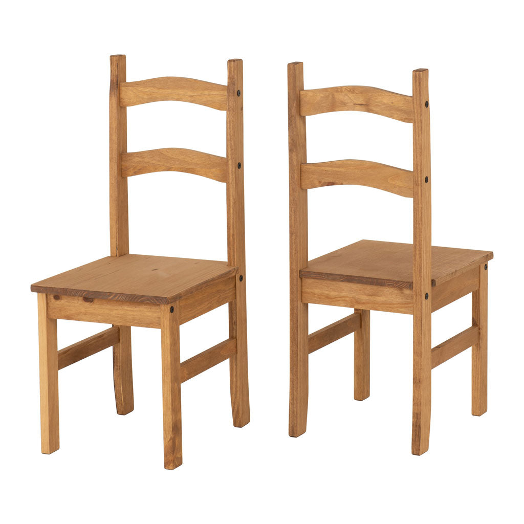 Wooden Dining Table With 2 Dining Chairs - Rio