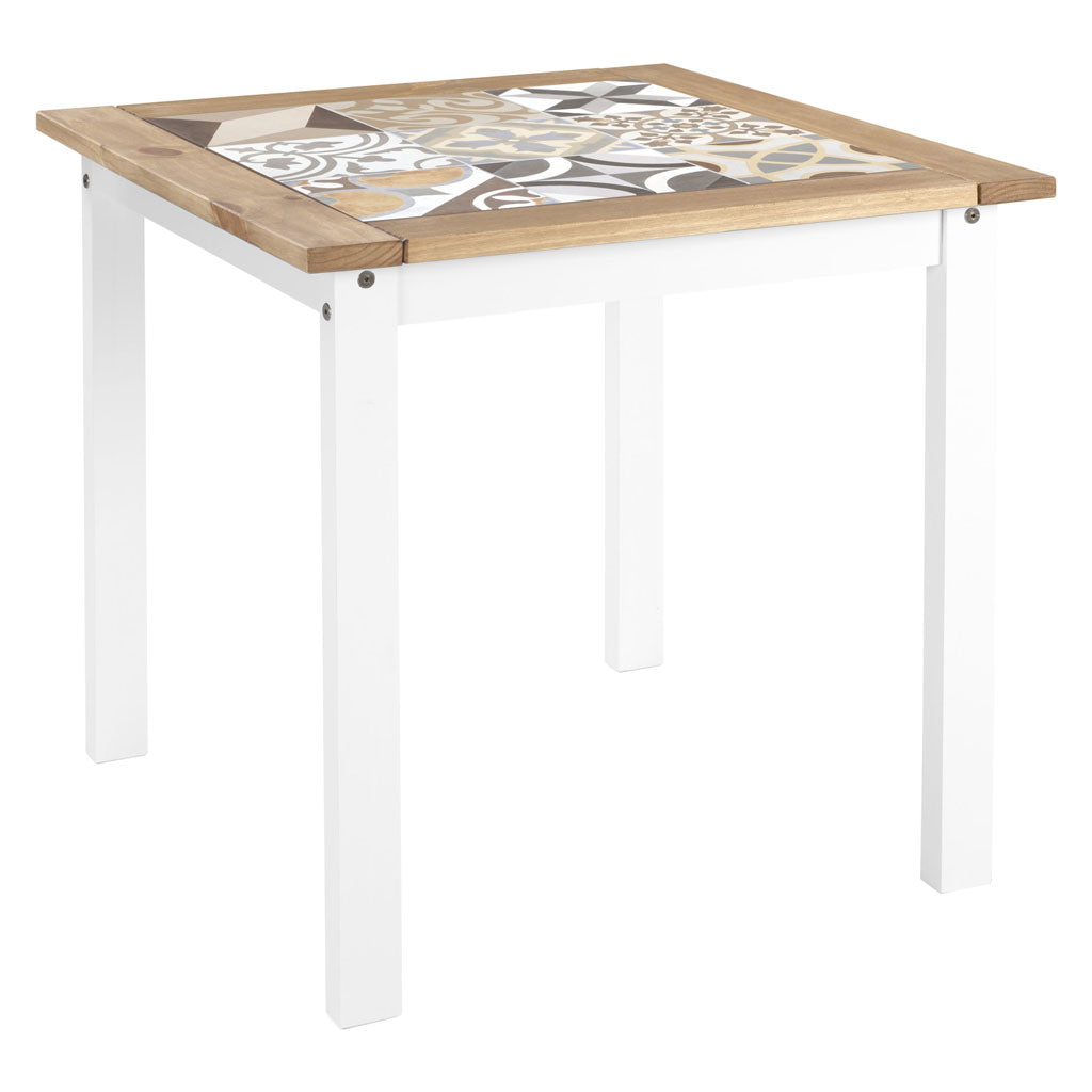 Wooden Dining Table With 2 Dining Chairs - Salvador