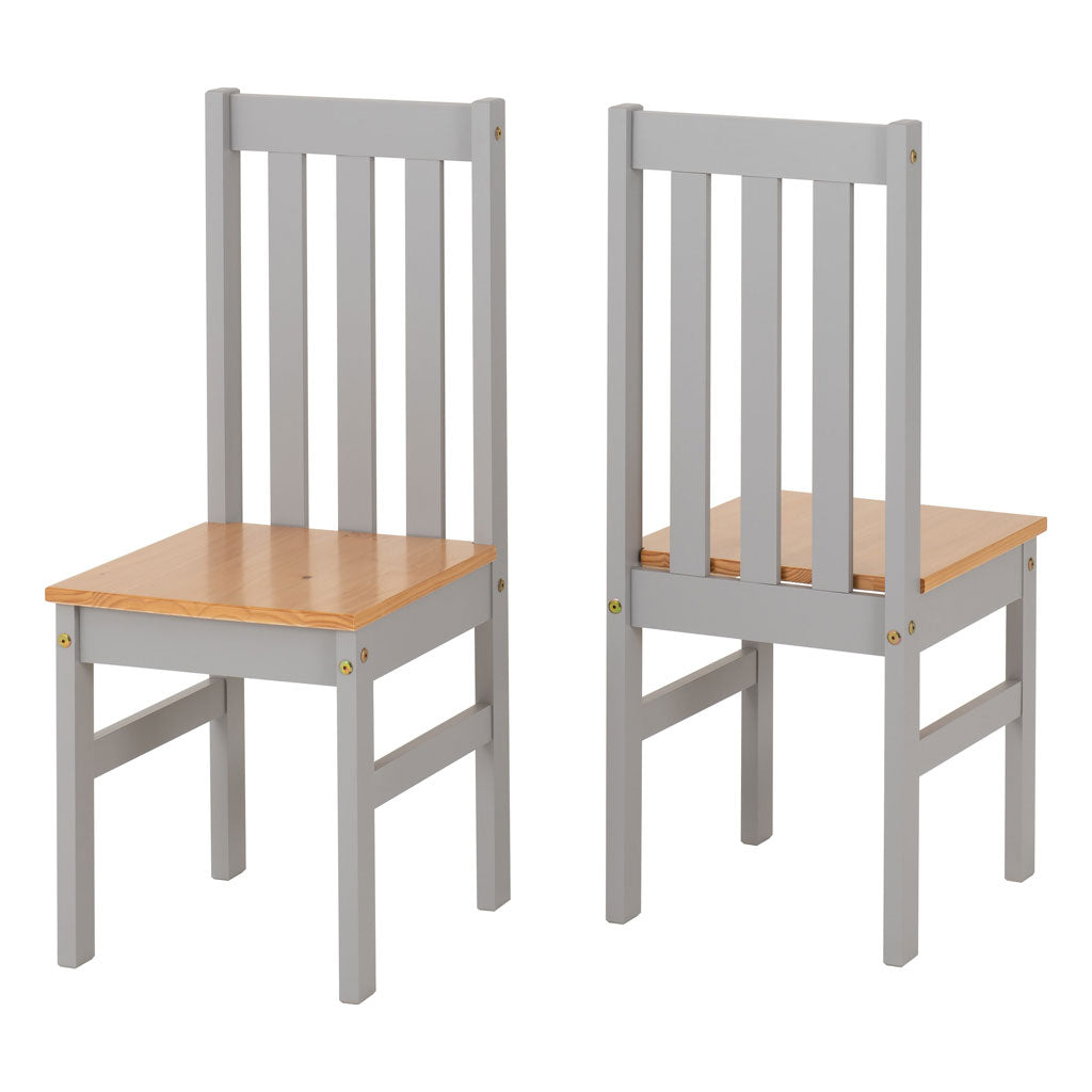 Wooden Dining Table With 4 Dining Chairs - Ludlow