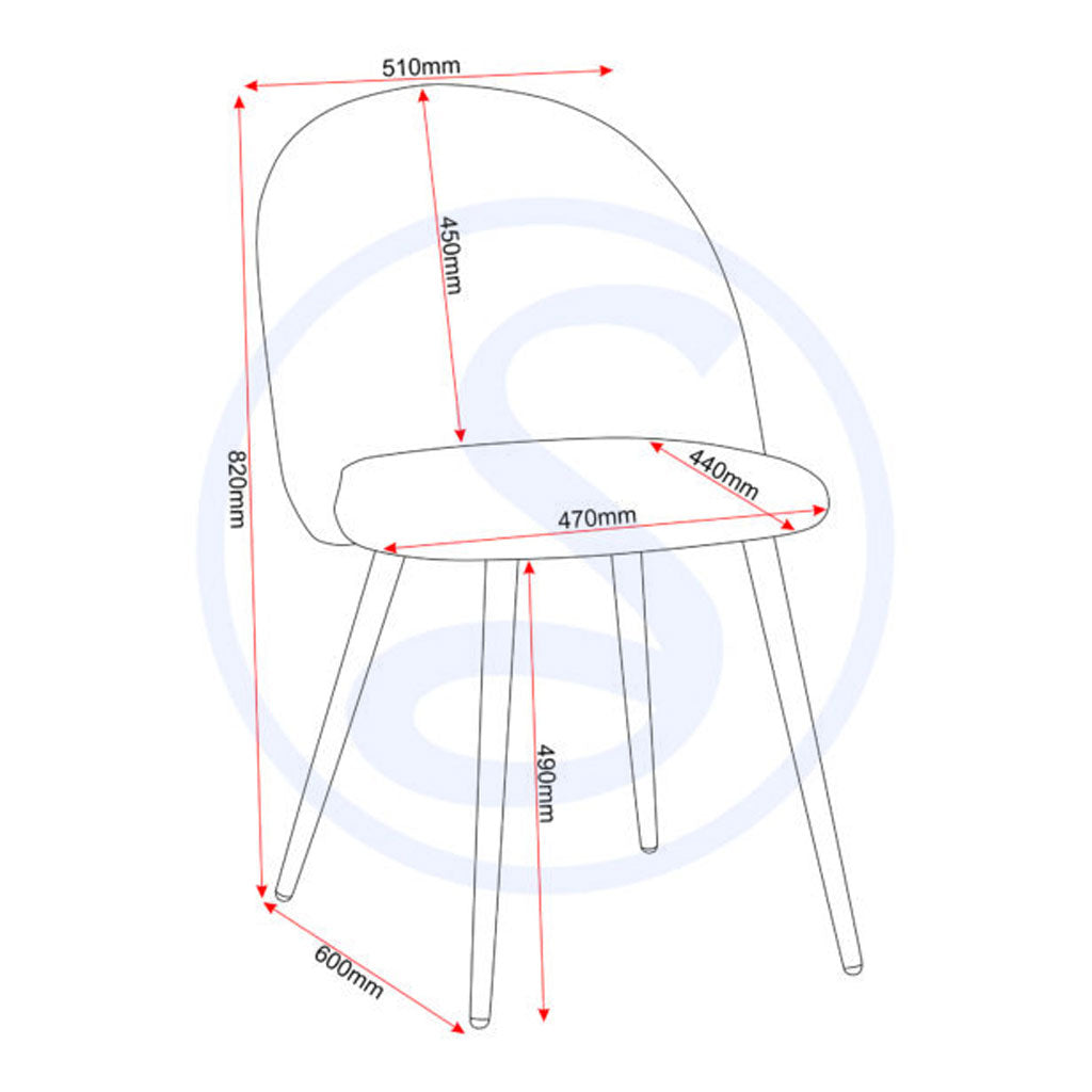Wooden Dining Table With 4 Dining Chairs - Marlow