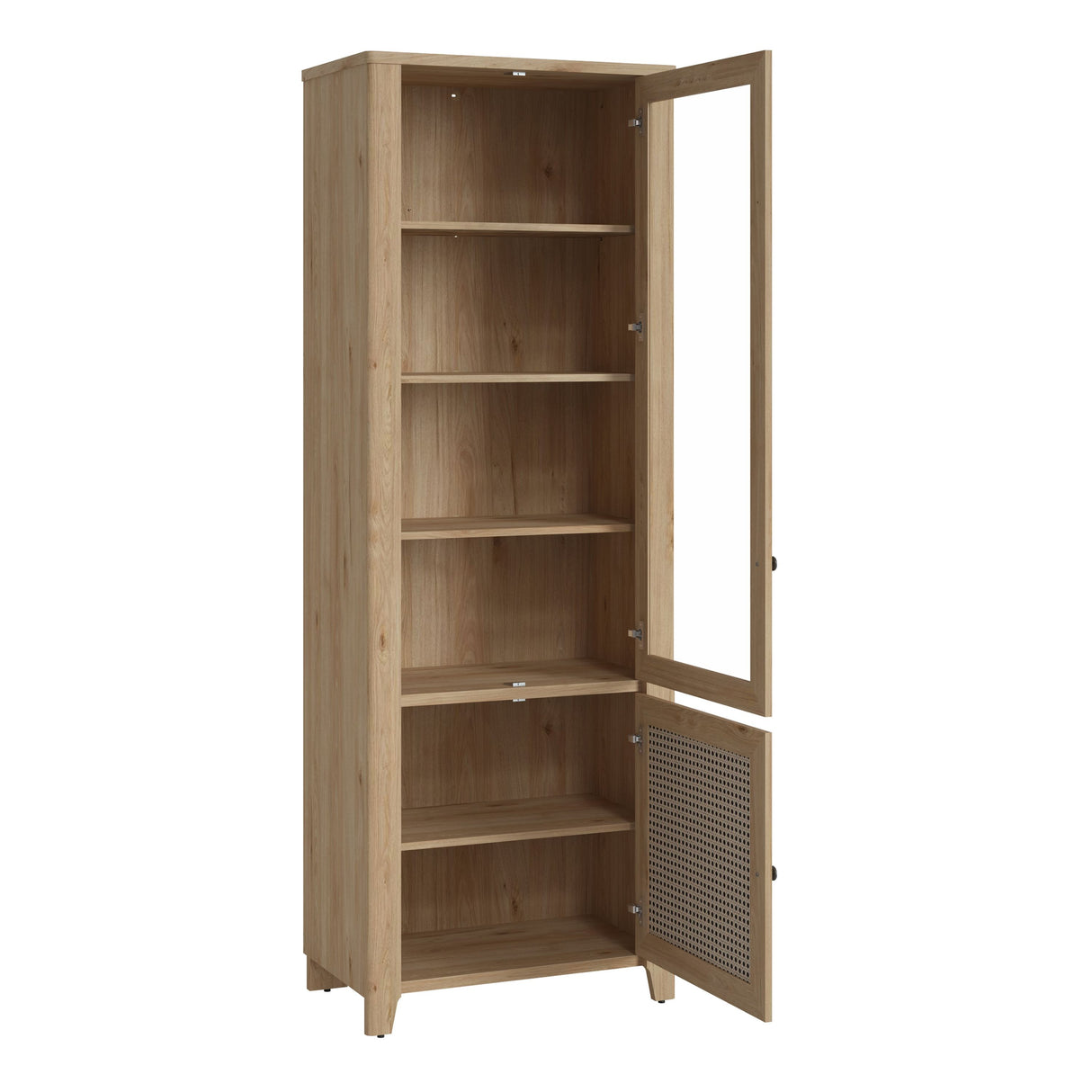 Wooden Display Cabinet With 2 Doors - Cestino