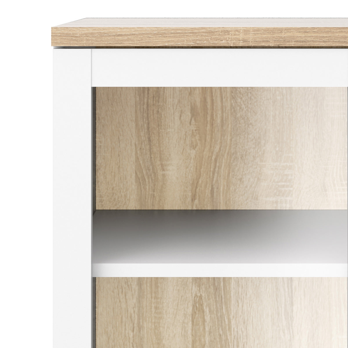 Wooden Display Cabinet With 2 Glazed Doors - Roomers