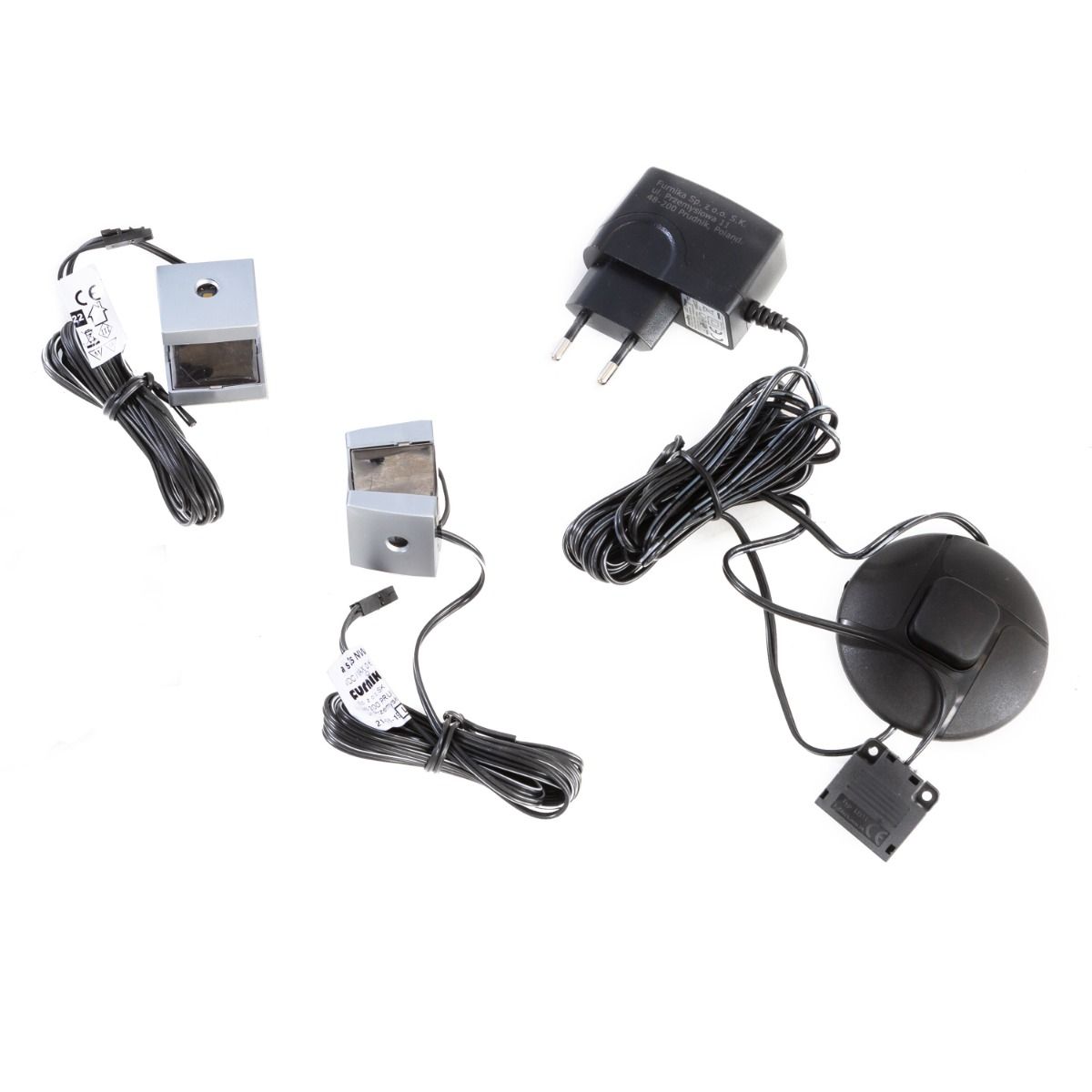 Wooden Display Cabinet With 4 Doors 1 Drawer And LED Lights - Bohol