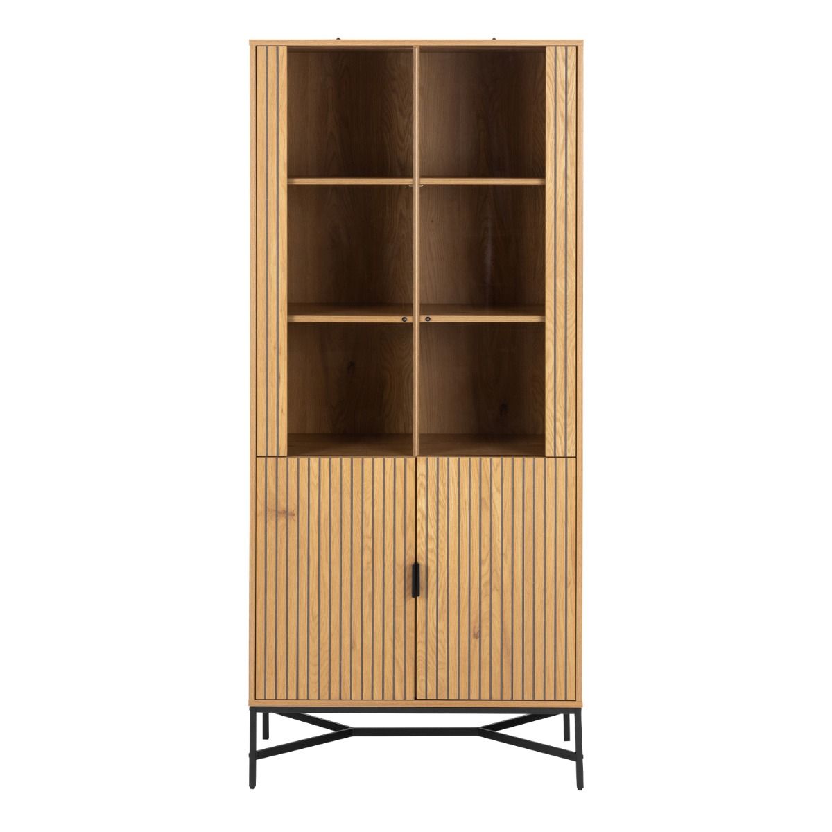 Wooden Display Cabinet With 4 Doors - Jaipur