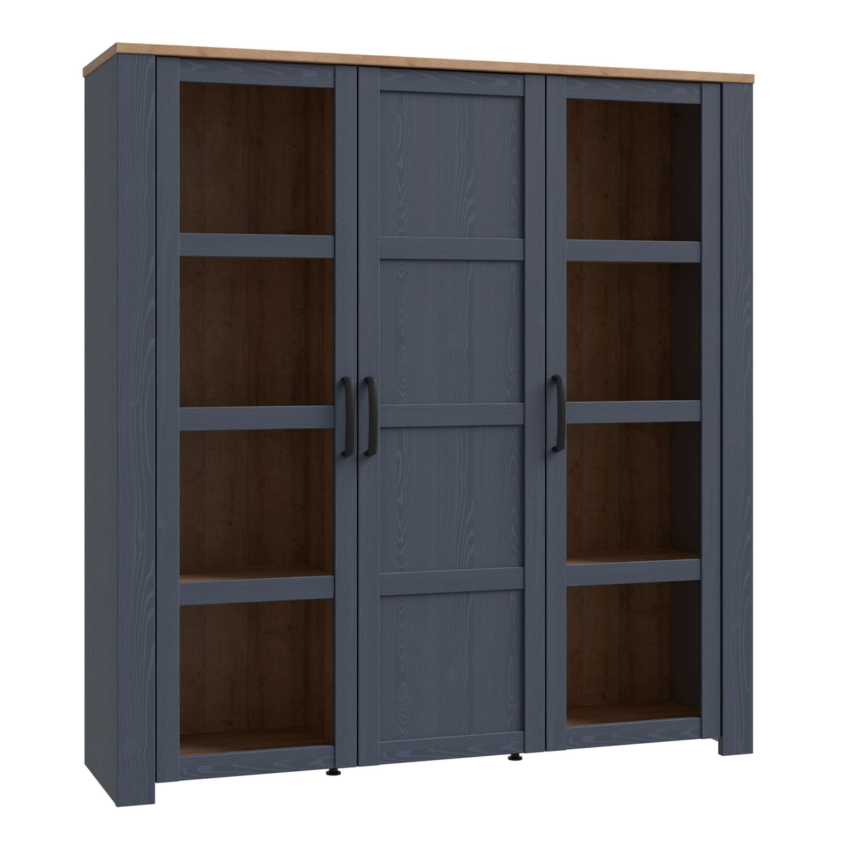 Wooden Display Cabinet Large With 3 Doors - Bohol