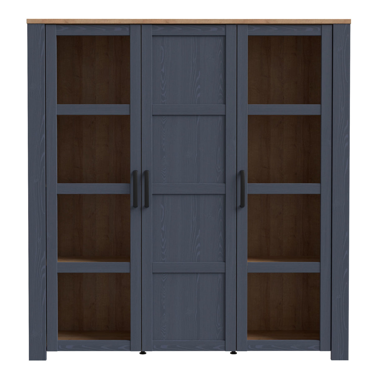 Wooden Display Cabinet Large With 3 Doors - Bohol