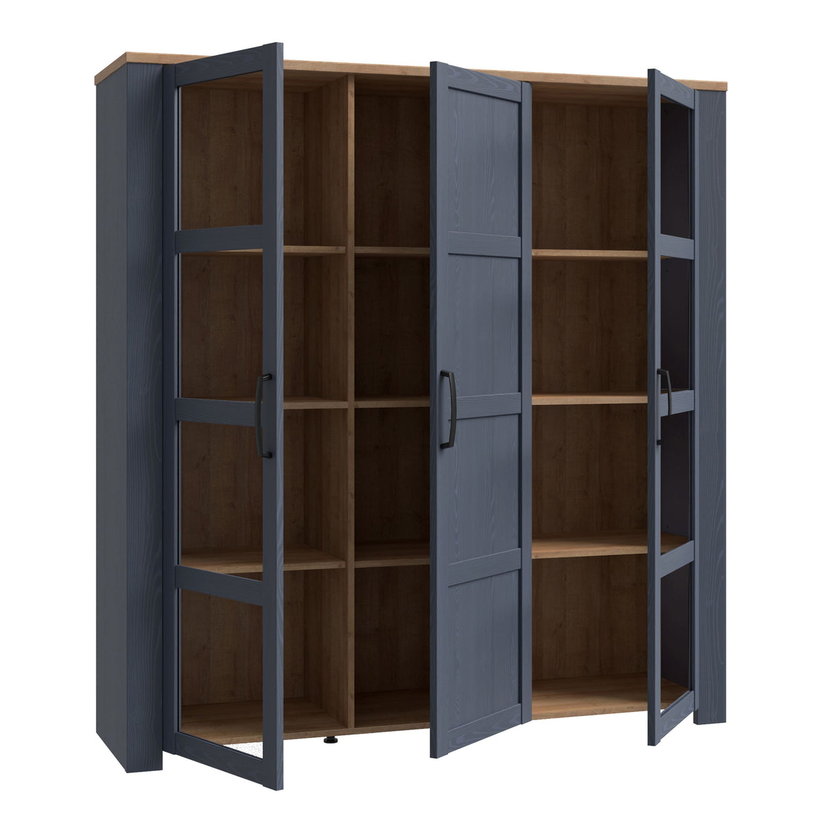Wooden Display Cabinet Large With 3 Doors - Bohol