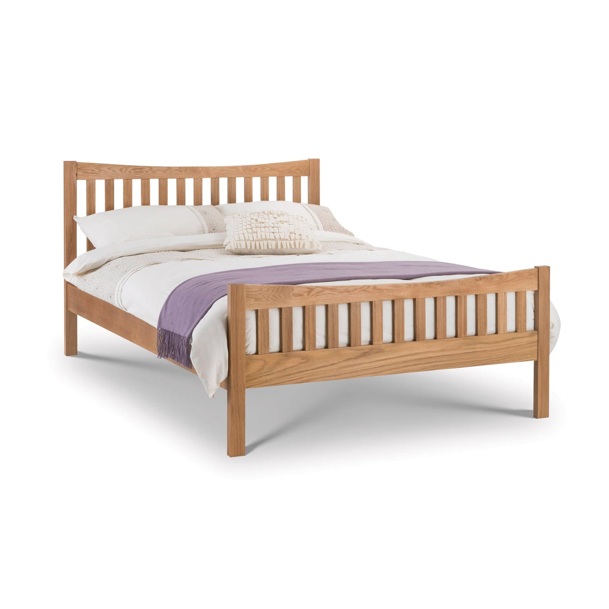 Wooden Double Bed - Bergamo