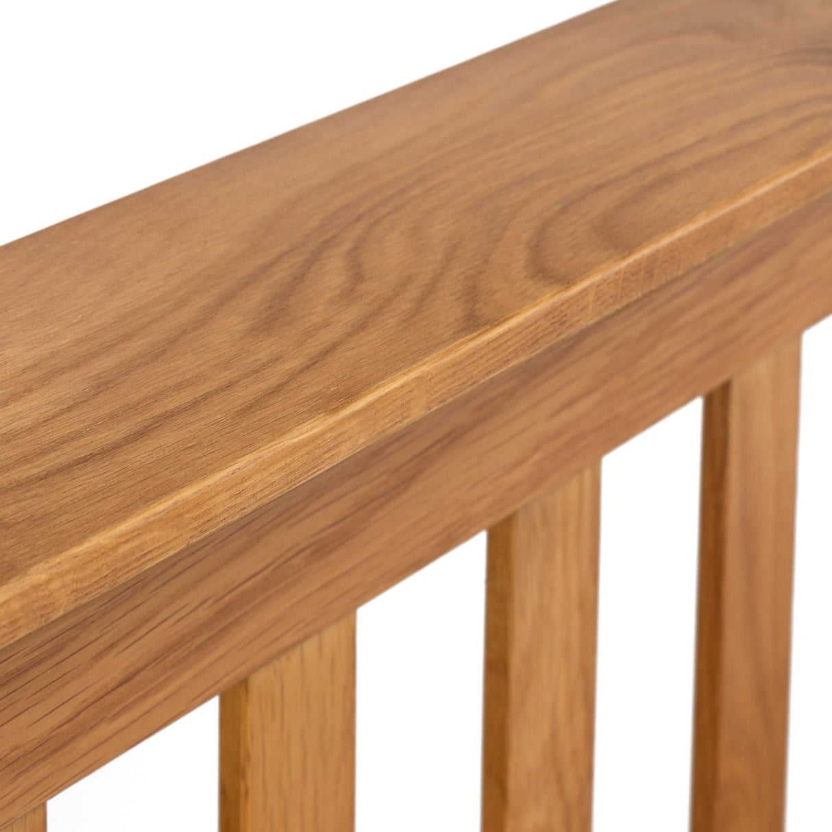 Wooden Double Bed High Foot End - Amsterdam