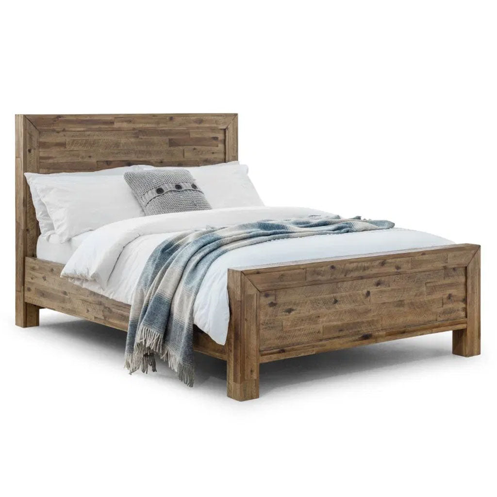 Wooden Double Bed - Hoxton