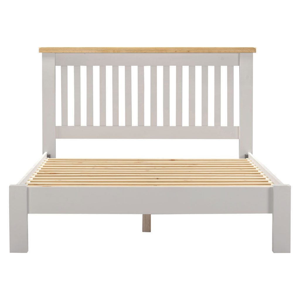 Wooden Double Bed Low Foot End - Windsor