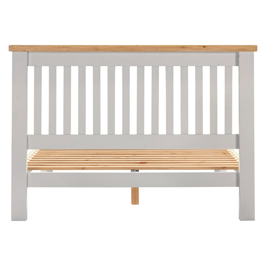 Wooden Double Bed Low Foot End - Windsor