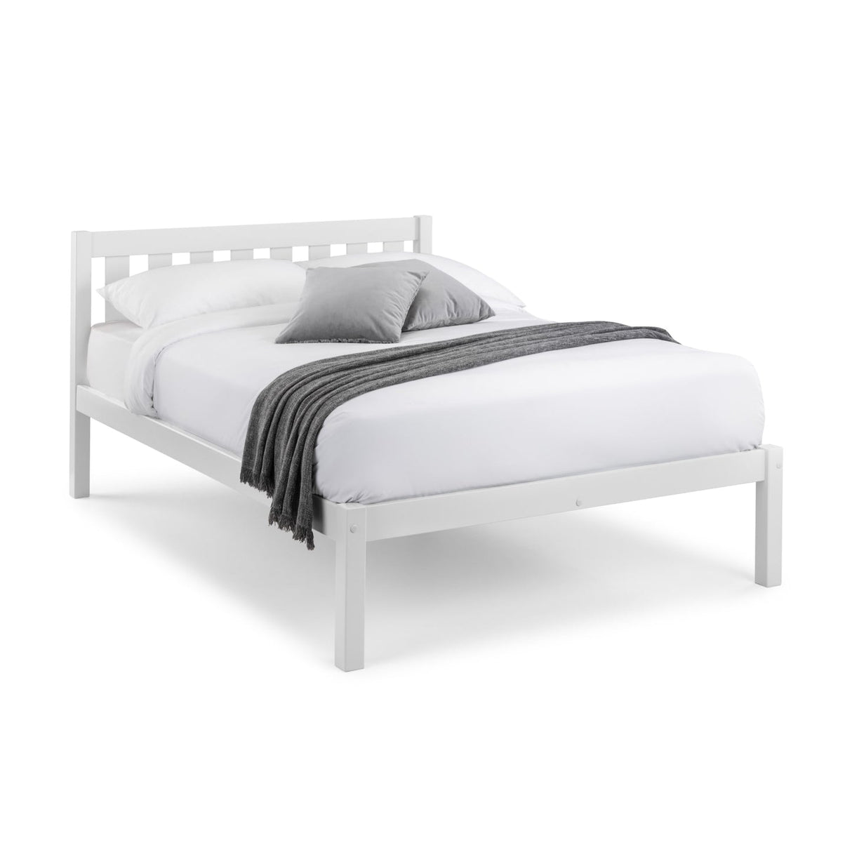 Wooden Double Bed - Luna
