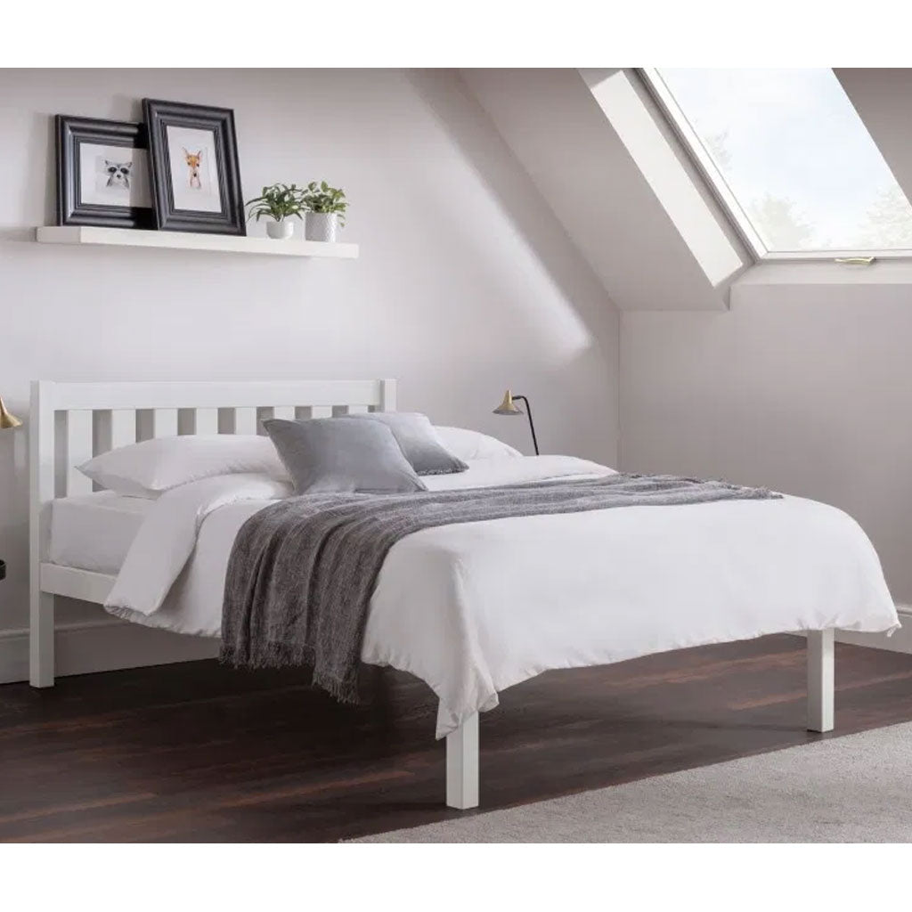 Wooden Double Bed - Luna