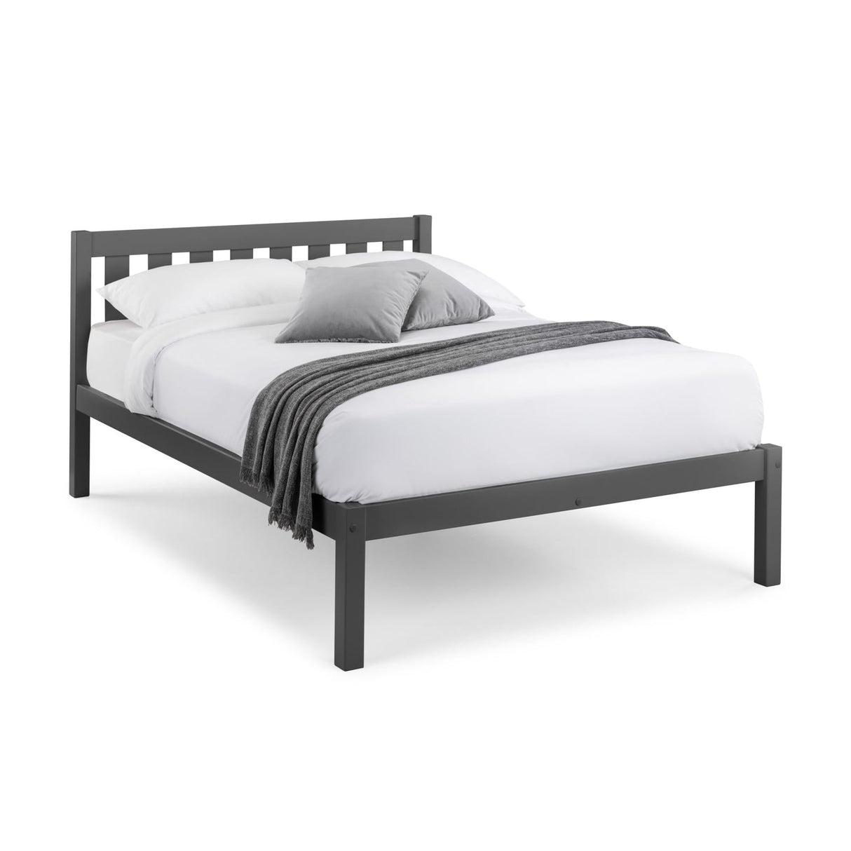 Wooden Double Bed - Luna