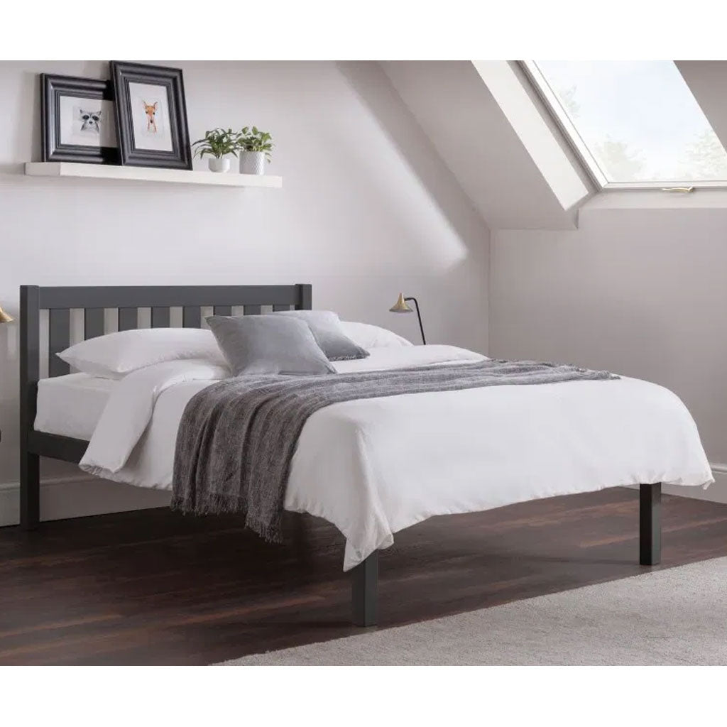 Wooden Double Bed - Luna