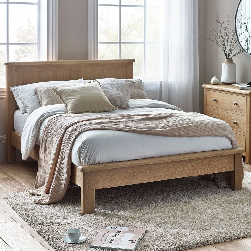 Wooden Double Bed - Memphis
